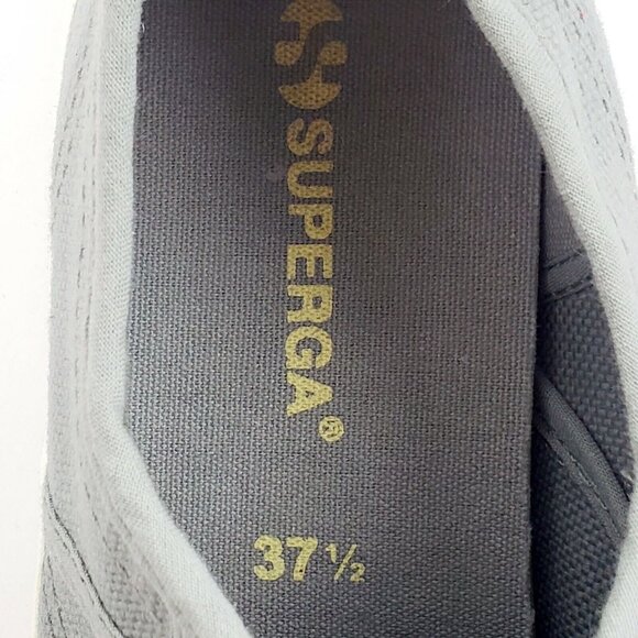 Superga Unisex Gray Cotu Classic S000010-M38 Sneakers Women's 7 Men's 5.5 LOOK! - Picture 10 of 11